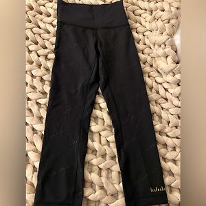 Lululemon Wunder Train 23" Special Edition with Gold Detail - Size 2 — Like New!